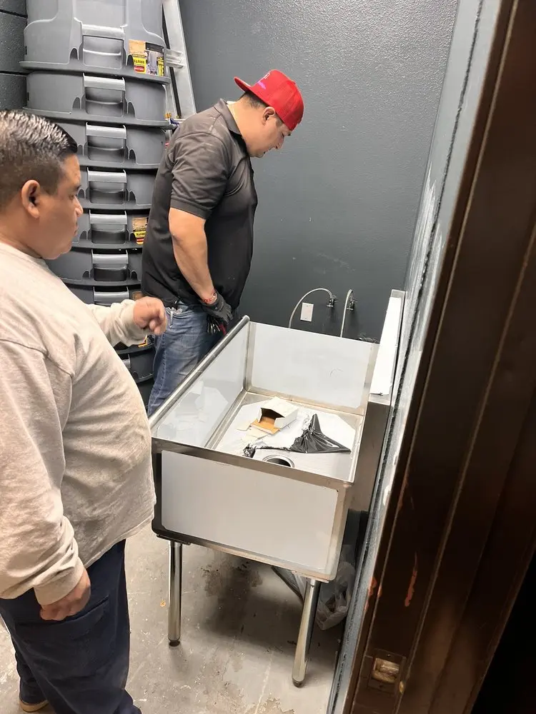 Commercial plumbing and sink installation in Champion Heights